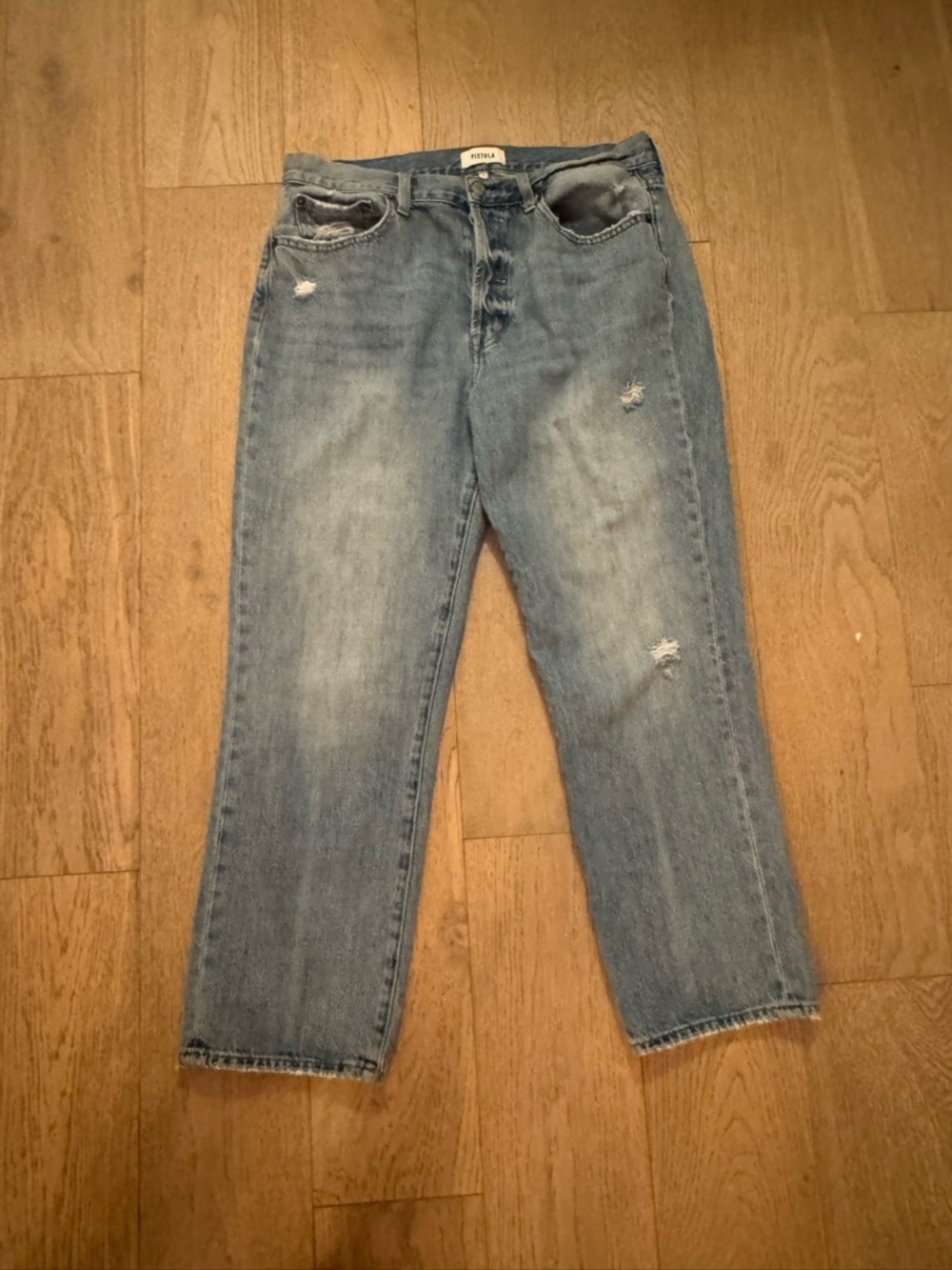 PISTOLA Charlie High Rise Straight Leg Jeans - Ventura Size 30
